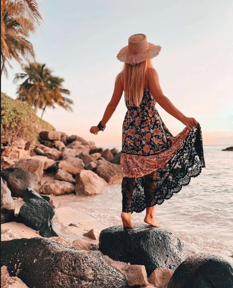 Bonita Black Lace Maxi Dress Purity Lace Designs Bonita Black Lace Maxi Dress Purity Lace Designs