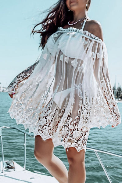 boat beach lace dress
