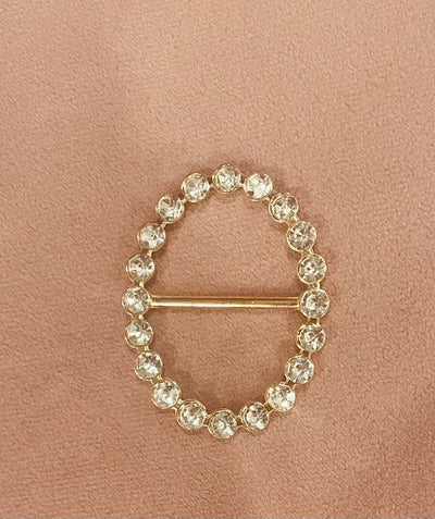 Diamonte Scarf Ring