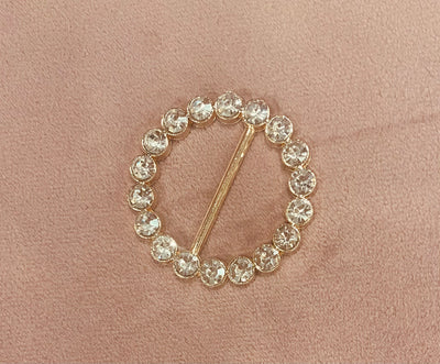 Diamonte Scarf Ring