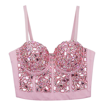 Errötendes rosa Bustier