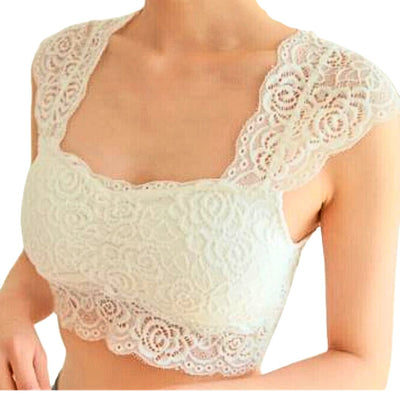 white mia lace bra