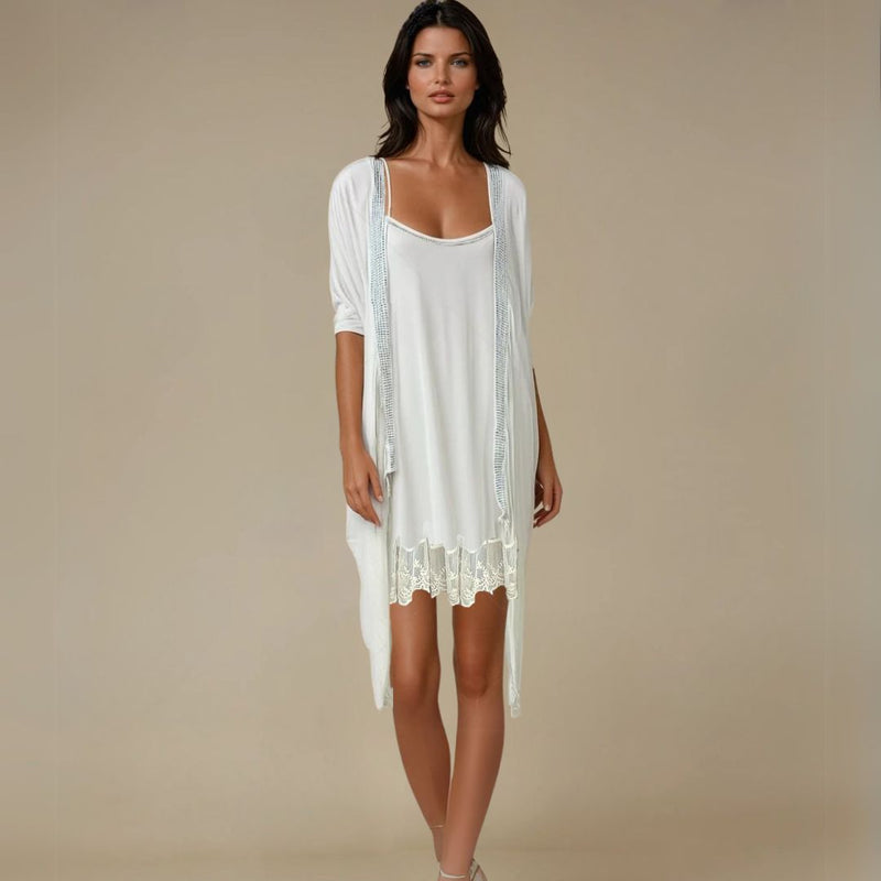 olivia white kaftan