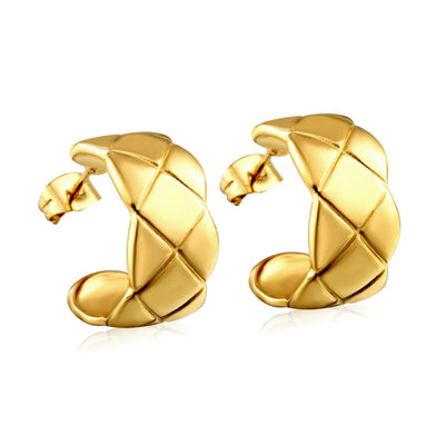 Sassari Gold hoop earrings 