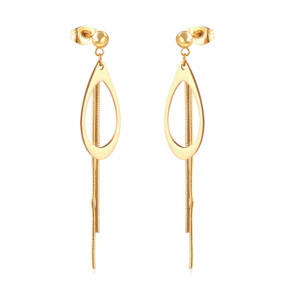 18k gold pvd Gold Hoop Earrings