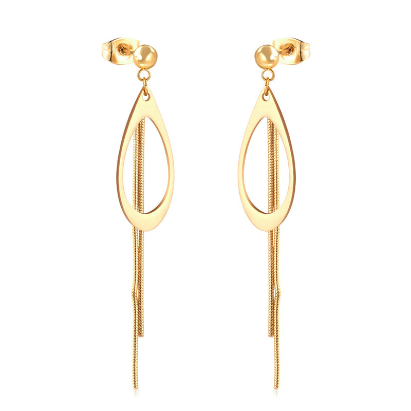 18k gold pvd Gold Hoop Earrings