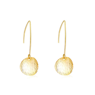 Gold earrings