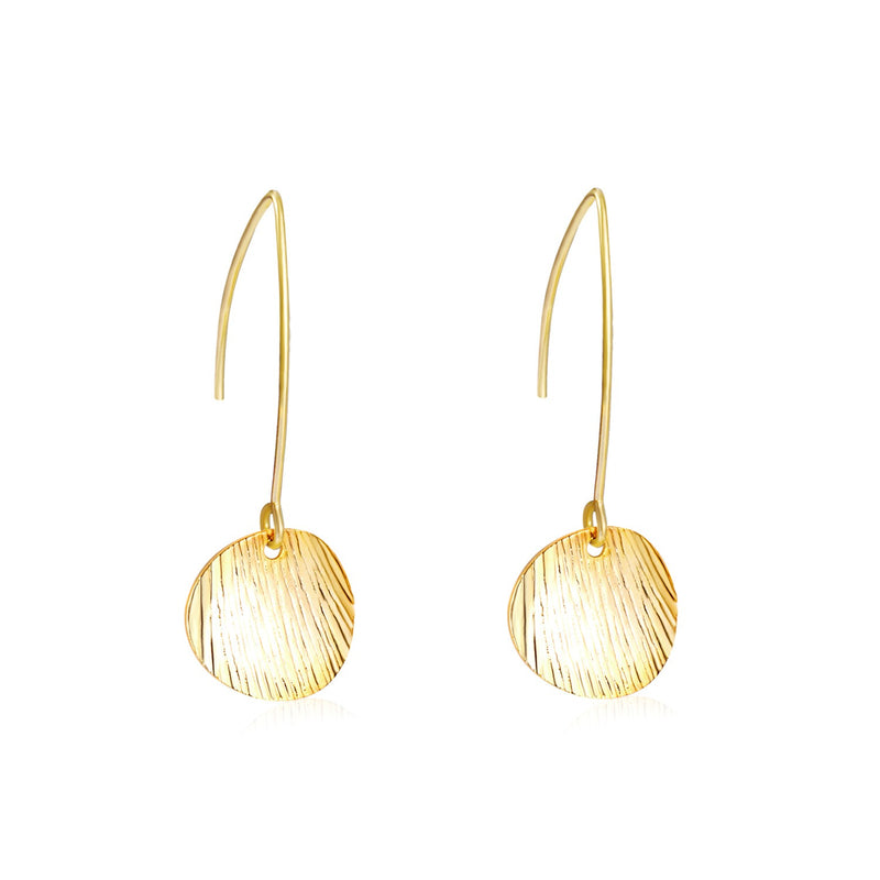 Gold earrings