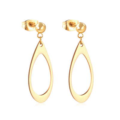 Gold dangly earrings