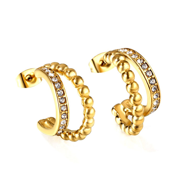 SZA gold hoop earrings