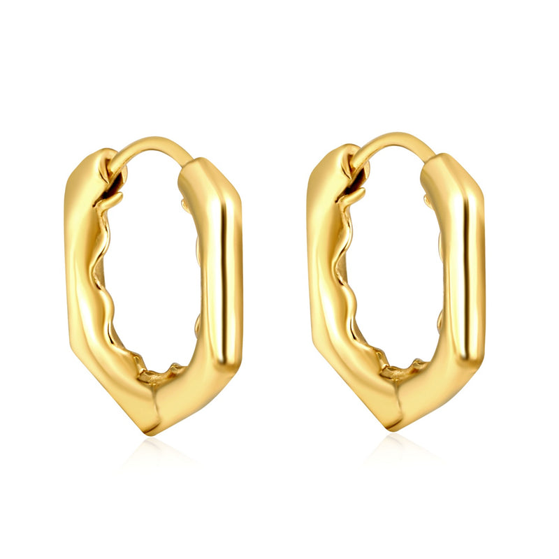 sleepers Gold hoop earrings  