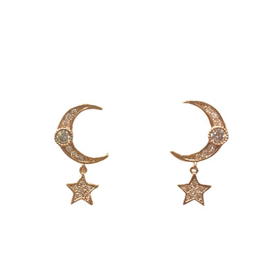 moon stars earrings