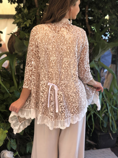 Rebecca Lace mid-length Kimono / Jacket