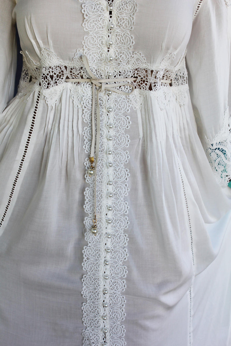 Maternity Moroccan Lace Dress