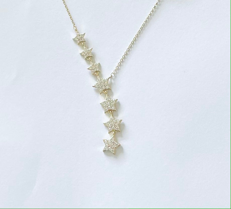 Dainty Star Necklace 14k Gold Plated